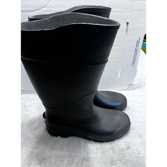 Servus Black Rubber Mens Work Boots Size 12 - Picture 1 of 7